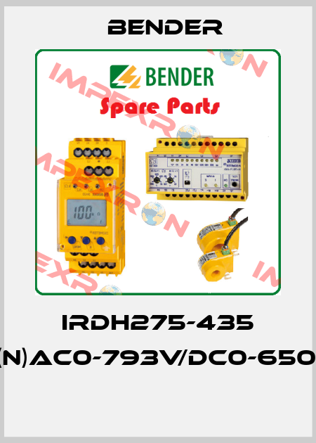 IRDH275-435 3(N)AC0-793V/DC0-650V  Bender