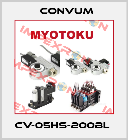 CV-05HS-200BL  Convum