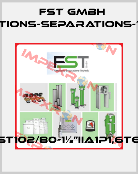 FST102/80-1½”IIA1p1,6T60 FST GmbH Filtrations-Separations-Technik