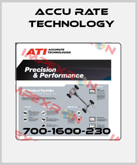  700-1600-230  ACCU RATE TECHNOLOGY