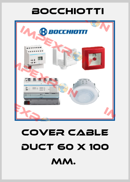 Cover cable duct 60 x 100 mm.  Bocchiotti