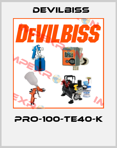 PRO-100-TE40-K  Devilbiss