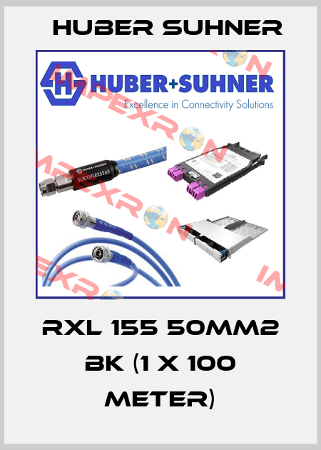 RXL 155 50MM2 BK (1 x 100 meter) Huber Suhner