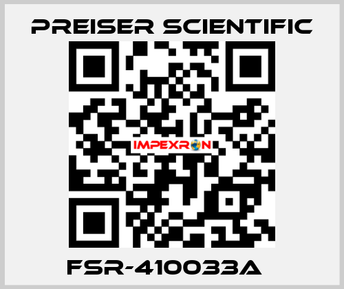 FSR-410033A   Preiser Scientific