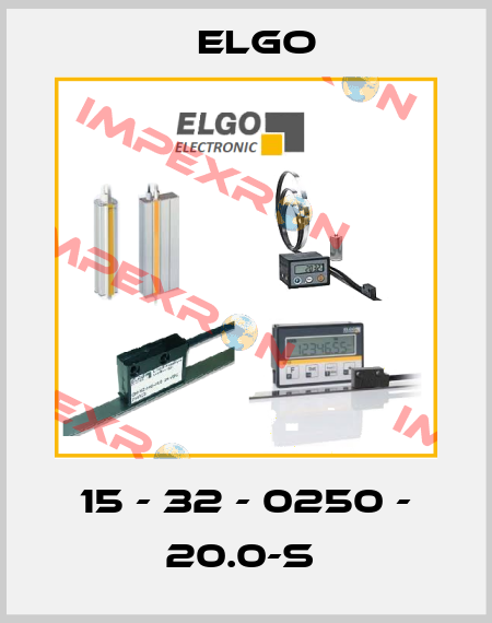 15 - 32 - 0250 - 20.0-S  Elgo