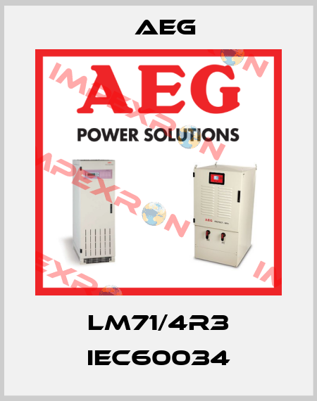 LM71/4R3 IEC60034 AEG
