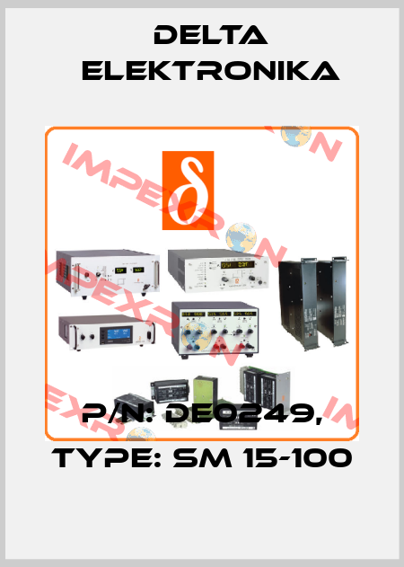 P/N: DE0249, Type: SM 15-100 Delta Elektronika