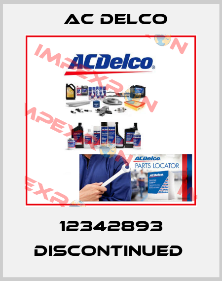 12342893 discontinued  AC DELCO