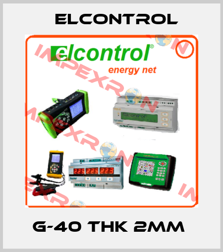 G-40 THK 2MM  ELCONTROL