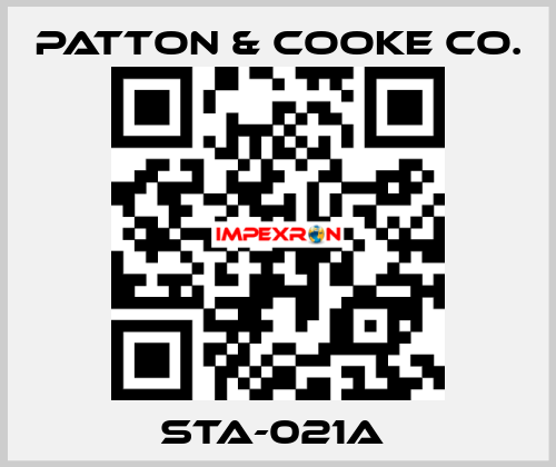 STA-021A  Patton & Cooke Co.
