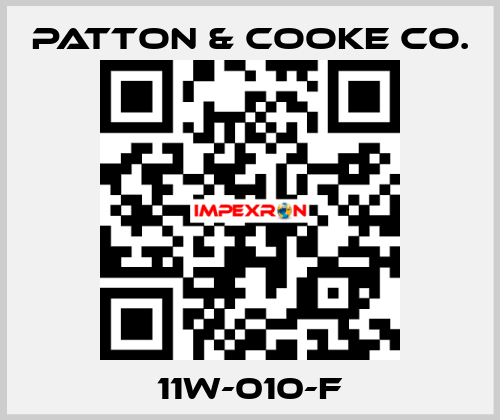 11W-010-F Patton & Cooke Co.