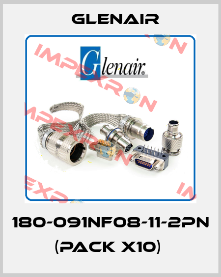 180-091NF08-11-2PN (pack x10)  Glenair