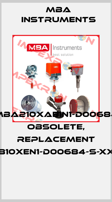 MBA210XAE1N1-D00684 obsolete, replacement MBA810XEN1-D00684-S-XXS216  MBA Instruments