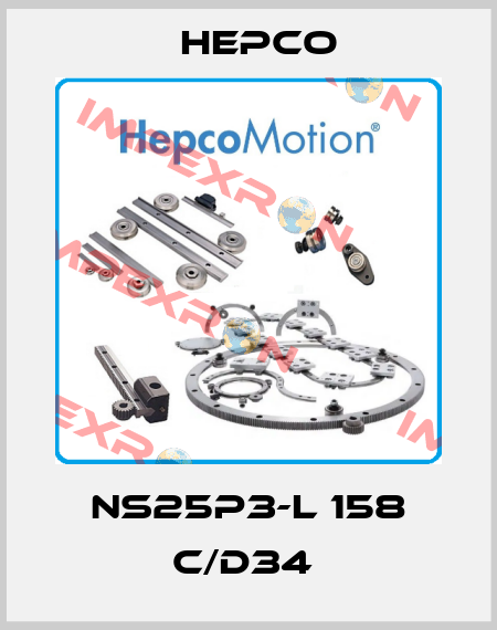 NS25P3-L 158 C/D34  Hepco