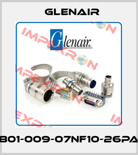 801-009-07NF10-26PA Glenair