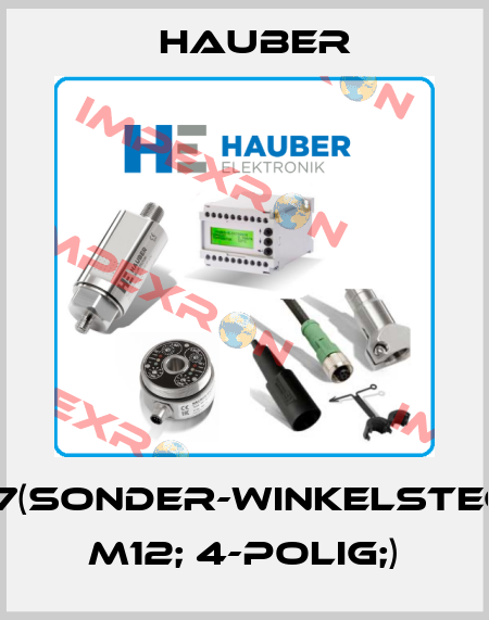 10957(Sonder-Winkelstecker M12; 4-polig;) HAUBER