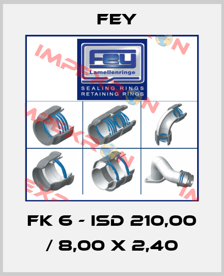 FK 6 - ISD 210,00 / 8,00 x 2,40 Fey