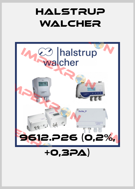 9612.P26 (0,2%, +0,3Pa) Halstrup Walcher