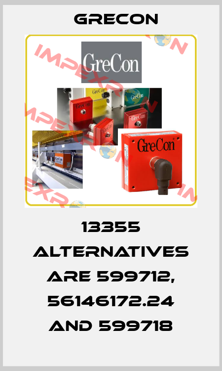 13355 alternatives are 599712, 56146172.24 and 599718 Grecon