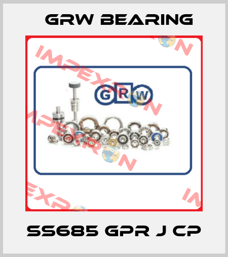SS685 GPR J CP GRW Bearing