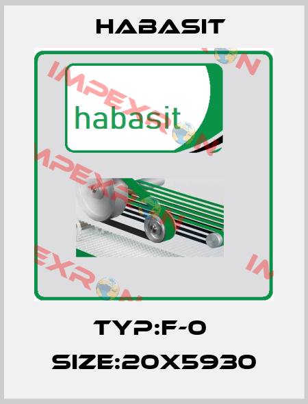 Typ:F-0  Size:20x5930 Habasit
