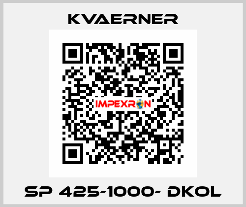 SP 425-1000- DKOL KVAERNER
