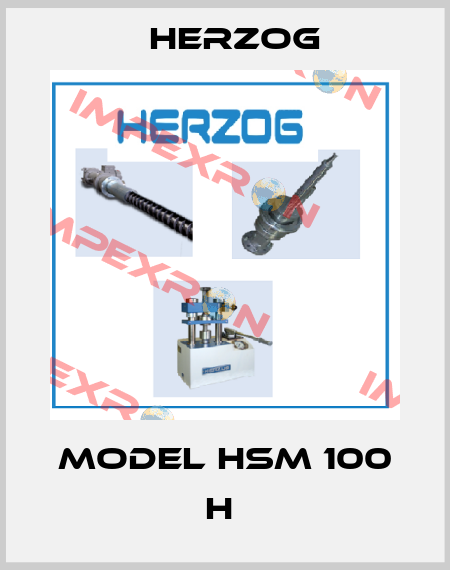 MODEL HSM 100 H  Herzog