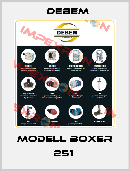 MODELL BOXER 251  Debem
