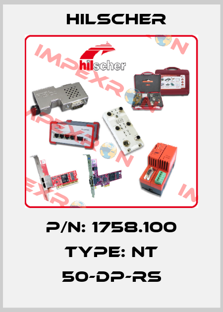 P/N: 1758.100 Type: NT 50-DP-RS Hilscher