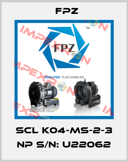 SCL K04-MS-2-3 NP S/N: U22062 Fpz
