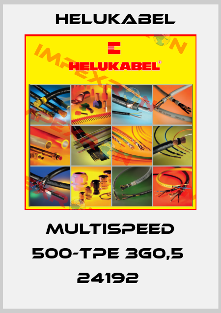 MULTISPEED 500-TPE 3G0,5  24192  Helukabel
