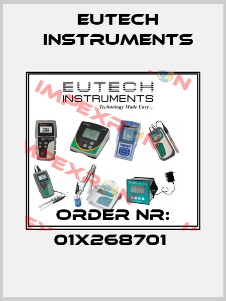 ORDER NR: 01X268701  Eutech Instruments