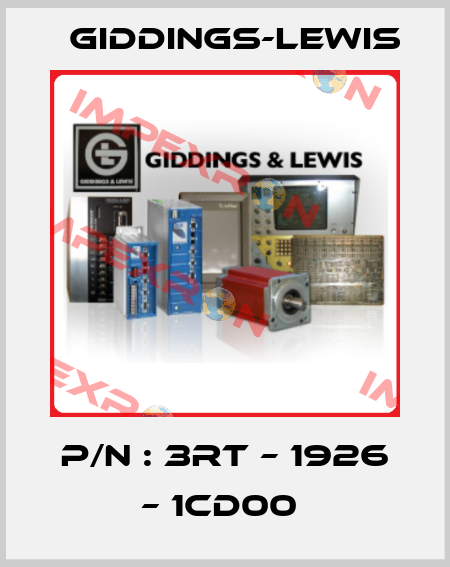 P/N : 3RT – 1926 – 1CD00  Giddings-Lewis