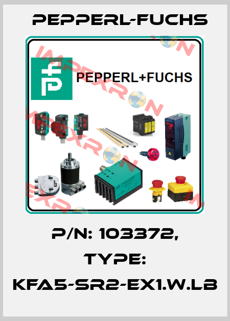 p/n: 103372, Type: KFA5-SR2-EX1.W.LB Pepperl-Fuchs