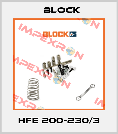 HFE 200-230/3 Block