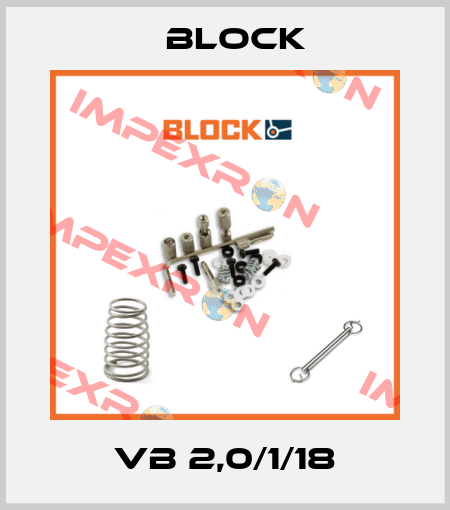 VB 2,0/1/18 Block