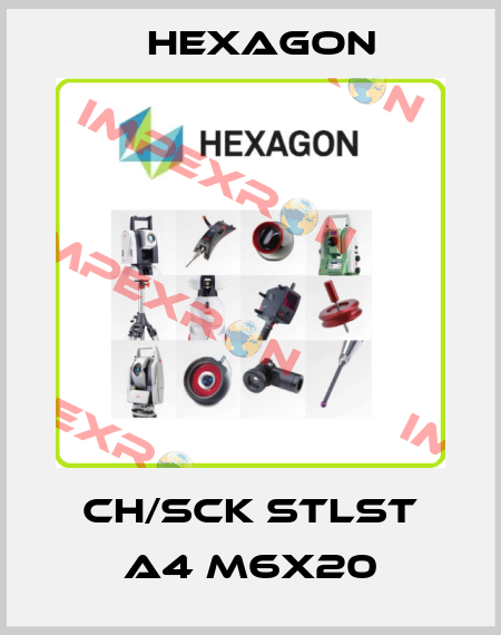 CH/SCK STLST A4 M6x20 Hexagon