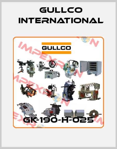 GK-190-H-025 Gullco International