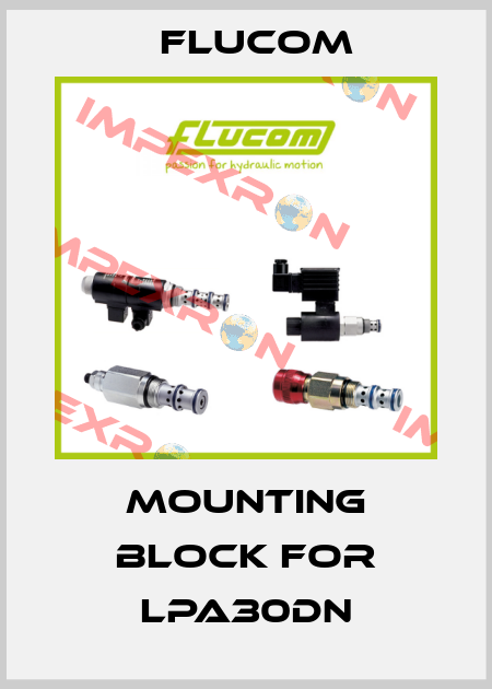 mounting block for LPA30DN Flucom