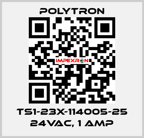 TS1-23X-114005-25 24VAC, 1 Amp Polytron