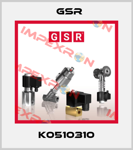 K0510310 GSR
