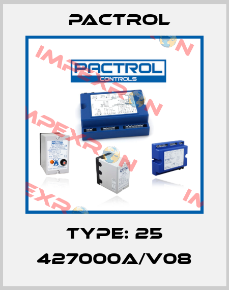 Type: 25 427000A/V08 Pactrol