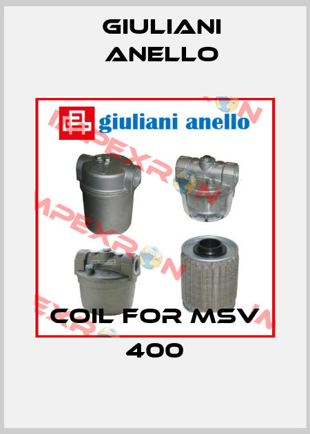 coil for MSV 400 Giuliani Anello