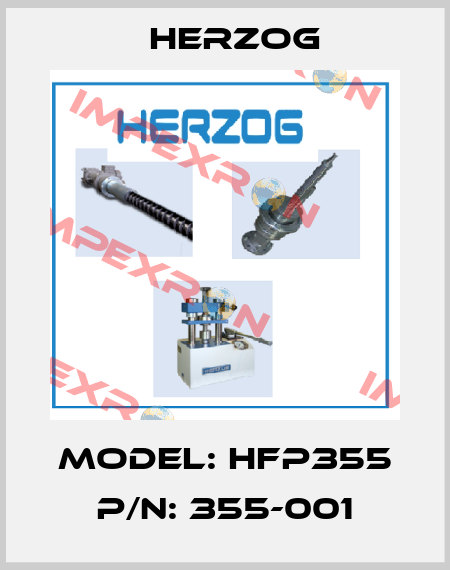 Model: HFP355 P/N: 355-001 Herzog