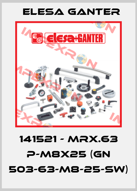 141521 - MRX.63 P-M8X25 (GN 503-63-M8-25-SW) Elesa Ganter