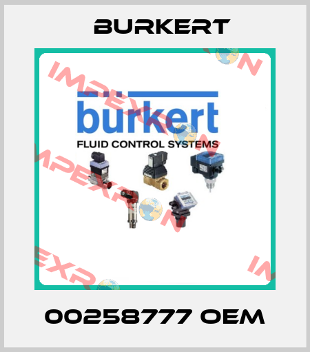 00258777 oem Burkert