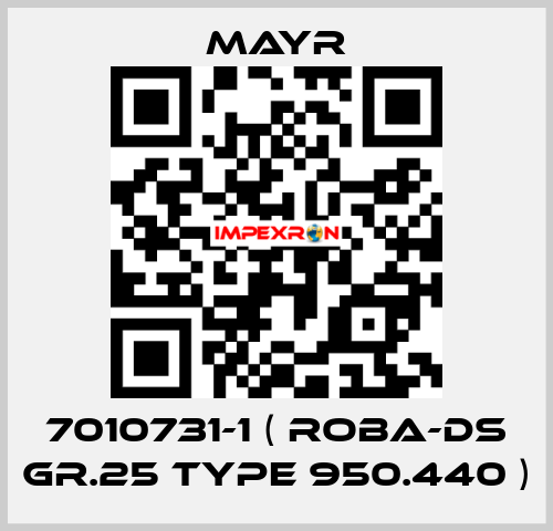 7010731-1 ( ROBA-DS Gr.25 Type 950.440 ) Mayr