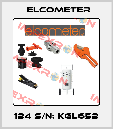 124 S/N: KGL652 Elcometer