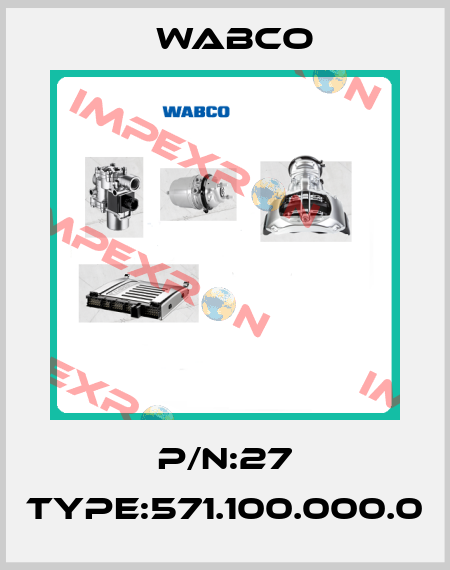 P/N:27 Type:571.100.000.0 Wabco