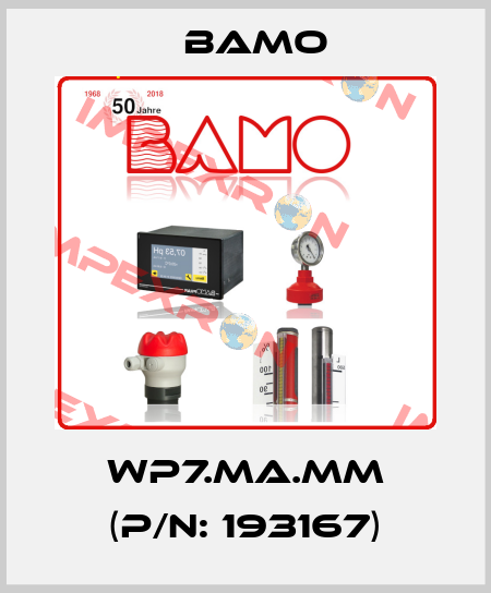 WP7.MA.MM (P/N: 193167) Bamo